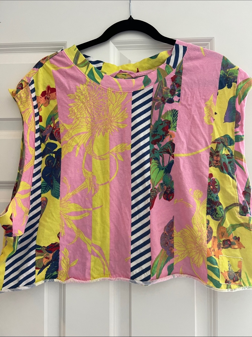 Free People Movement - Floral Stripe Sleeveless Tank